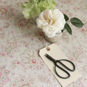 Xanthe ~ Peony & Sage colourway on Cream Linen * - Image 6