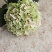 Xanthe ~ Peony & Sage colourway on Cream Linen * - Image 3