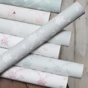 Giardino Powder Pink on Ivory Wallpaper - Image 2