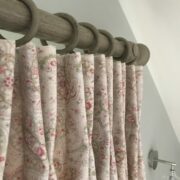 Xanthe ~ Peony & Sage colourway on Cream Linen * - Image 8