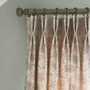 Xanthe ~ Peony & Sage colourway on Cream Linen * - Image 9