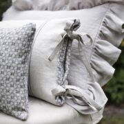 Hygge White Large Oblong Side Frill Pillowcases - Image 3