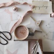 Bears Wallpaper Pink On Stone With White Stars discontinued (can still print if required) - Image 2