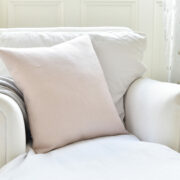 Plain Chevron ~ Faded Old Silk on Chunky Linen or Cream Linen you can choose - Image 3