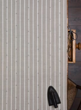 Stars and Stripes ~ Donkey and Dark Grey on Cream Linen