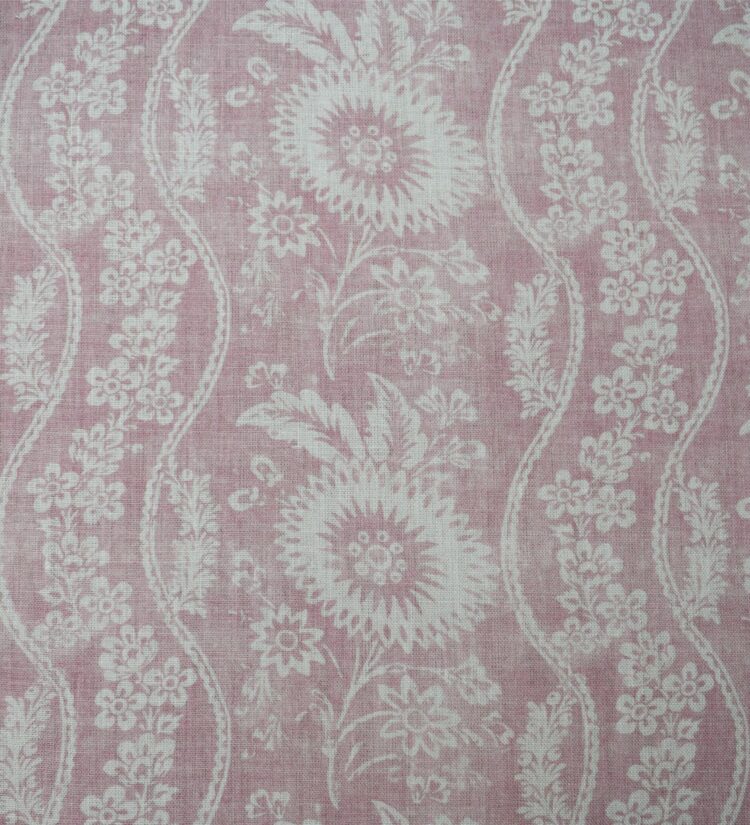 Sienna ~ Plum on Cream Linen *