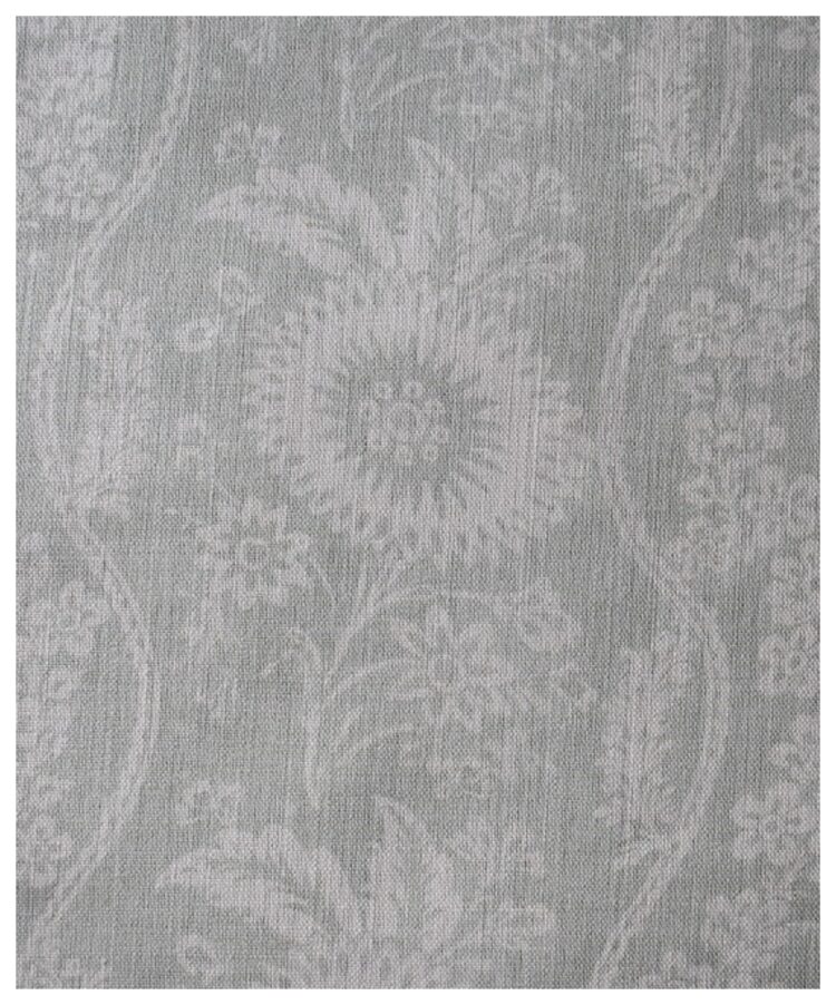 Sienna ~ Chalky Green On Cream Linen *