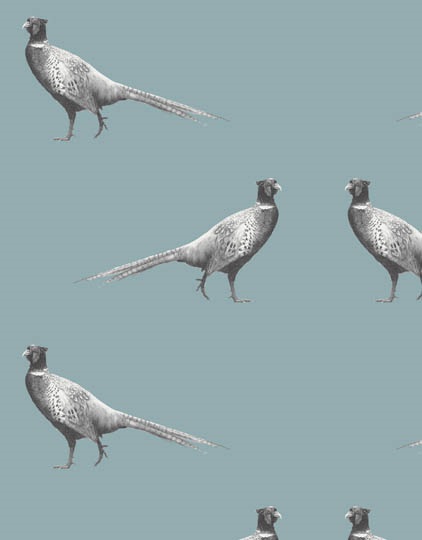 Pheasants Fabric Wallpaper and Home Decor  Spoonflower