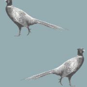 Country Pheasant Wallpaper Library Blue - Image 2