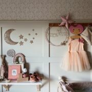 Ditsy Delilah {Tiny} ~ Slate Blue and Lime Wallpaper - Image 5