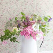 Ditsy Delilah {Tiny} ~ Mint & French Blossom Wallpaper - Image 3