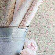 Ditsy Delilah {Tiny} ~ Mint & French Blossom Wallpaper - Image 4