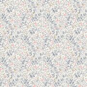 Ditsy Delilah {Tiny} ~ Slate Blue and Lime Wallpaper - Image 4