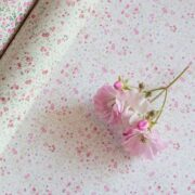 Ditsy Delilah {Tiny} ~ Antique Dusty Pink & Blush Wallpaper - Image 2