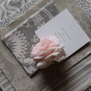 Charente Stripe ~ Dark Grey/Mink on Cream Linen * - Image 2