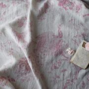 Giselle Grande ~ Ruby on Pure Stone Linen* - Image 2
