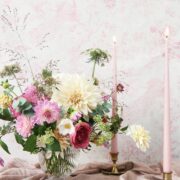Giselle Petit ~ Ruby on Cream Linen - Image 3