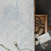 Giselle Grande ~ Blue Gray on Stone Linen* - Image 4
