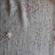 Lozere ~ Peony & Vert on Stone Linen* - Image 3