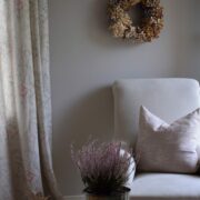 Lozere ~ Peony & Vert on Stone Linen* - Image 4