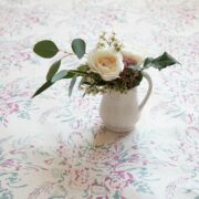 Lozere Grande ~ Fig on Smart Cream Herringbone * - Image 4