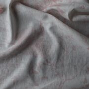Giselle Grande ~ Powder Pink on New White Linen - Image 4