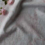Giselle Grande ~ Powder Pink on New White Linen - Image 3