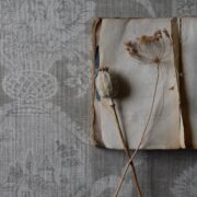 Greta ~ Donkey on Cream Chunky Linen - Image 2