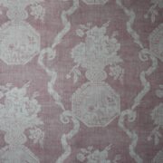 Greta ~ Grape on Cream Linen - Image 2
