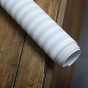 Chelsea Stripe Pale Peony Pink on White Wallpaper - Image 7