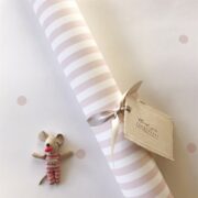 Chelsea Stripe Pale Peony Pink on White Wallpaper - Image 2