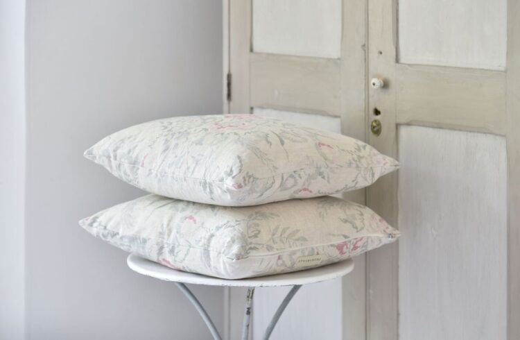 Stunning Lozere Grande Peony & Vert 20 x 20 inch Cushions ~ £85.00