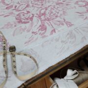 Lozere Grande ~ Ruby on Stone Linen - Image 5