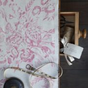 Lozere Grande ~ Ruby on Stone Linen - Image 2