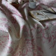 Lozere Grande ~ Ruby on Stone Linen - Image 6