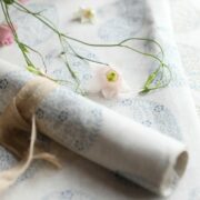 Kashmir {Assorted Colourways} on Stone Linen - Image 3