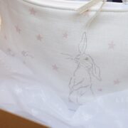 Rabbit All Star Pink Stars Padded and Waterproofed Make Up Bag - Image 5