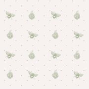 Bee and Blackberry Pomme on Ivory Wallpaper - Image 2