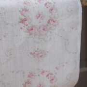 Mathilde ~ Grape and Faded Basil on Cream Linen * - Image 2