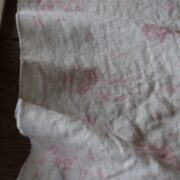 Charlotte Grande  II ~ Soft Pinks on White Linen - Image 3