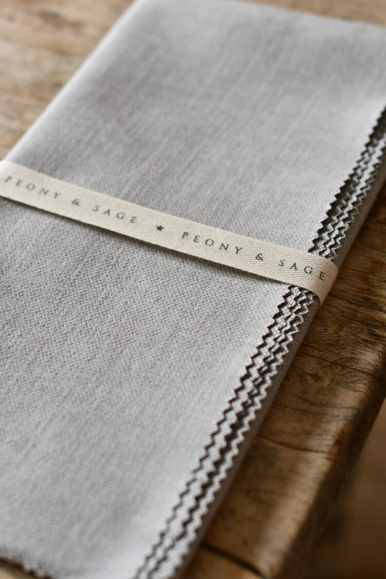 Light Gray Brushed Linen (Suitable for curtains, blinds & upholstery) £48.00