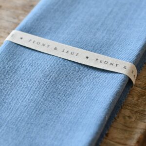 Oxford Blue (Light) Brushed Linen (Suitable for curtains, blinds & upholstery) £48.00