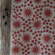 Sundance Midi Indian Red Positive on Dune Linen - Image 2
