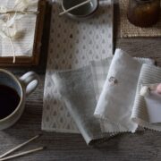 Megeve ~ Bone China Blue & Storm Blue on Chalk - Image 2
