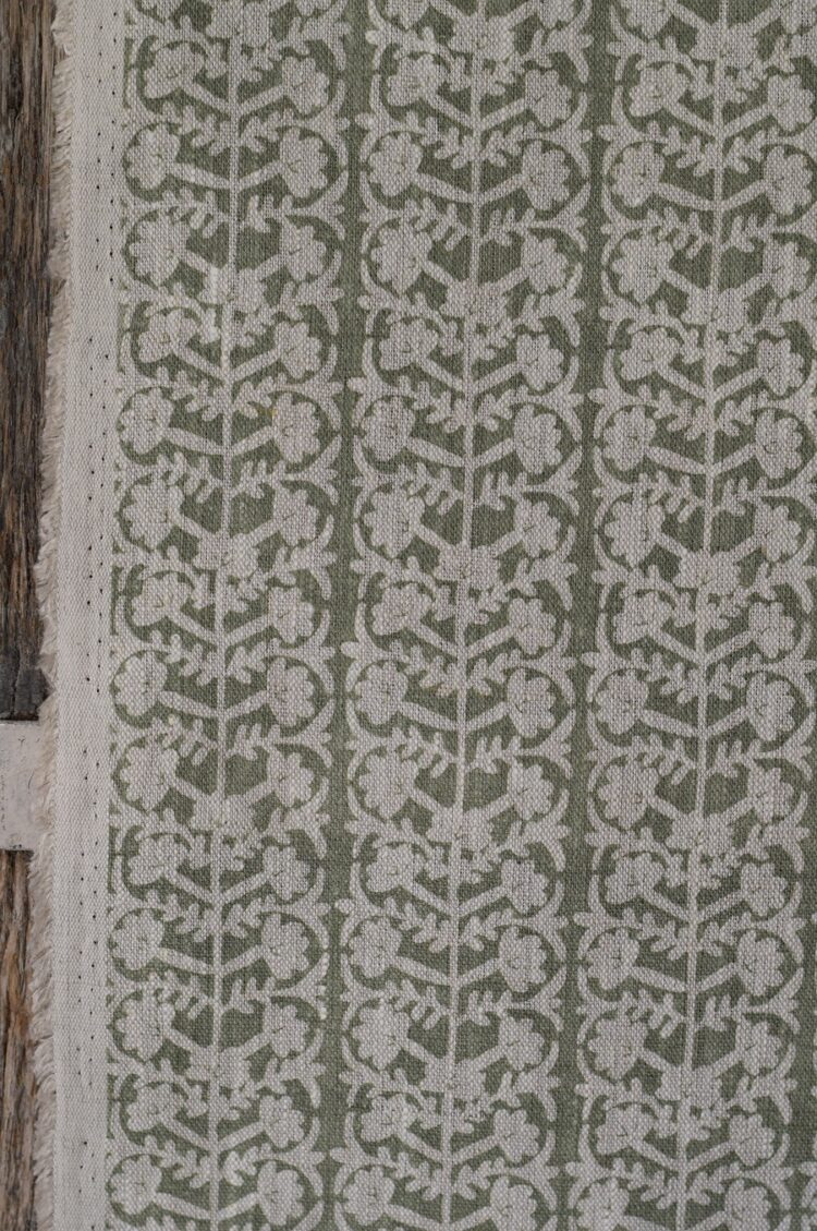 Antibes Petit Pomme Blotch on Dune Linen