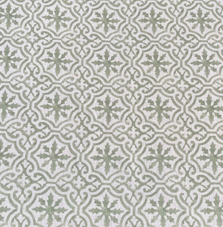 Lakshmi Large ~ Pea Pod on Ivory Linen *