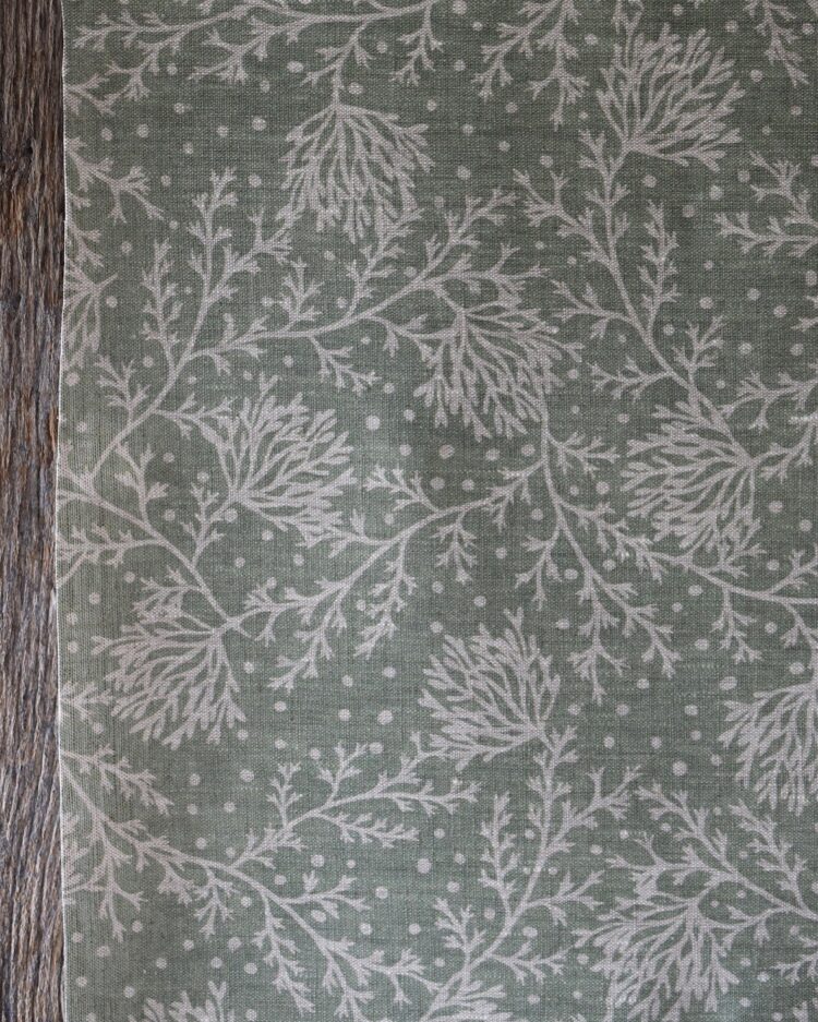 Fidra ~ Seaweed on Dune Linen