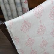 Thali ~ Apple Rose on Stone Linen - Image 2