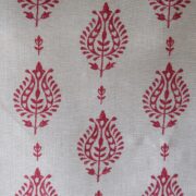 Thali ~ Dark Red on Stone Linen - Image 4