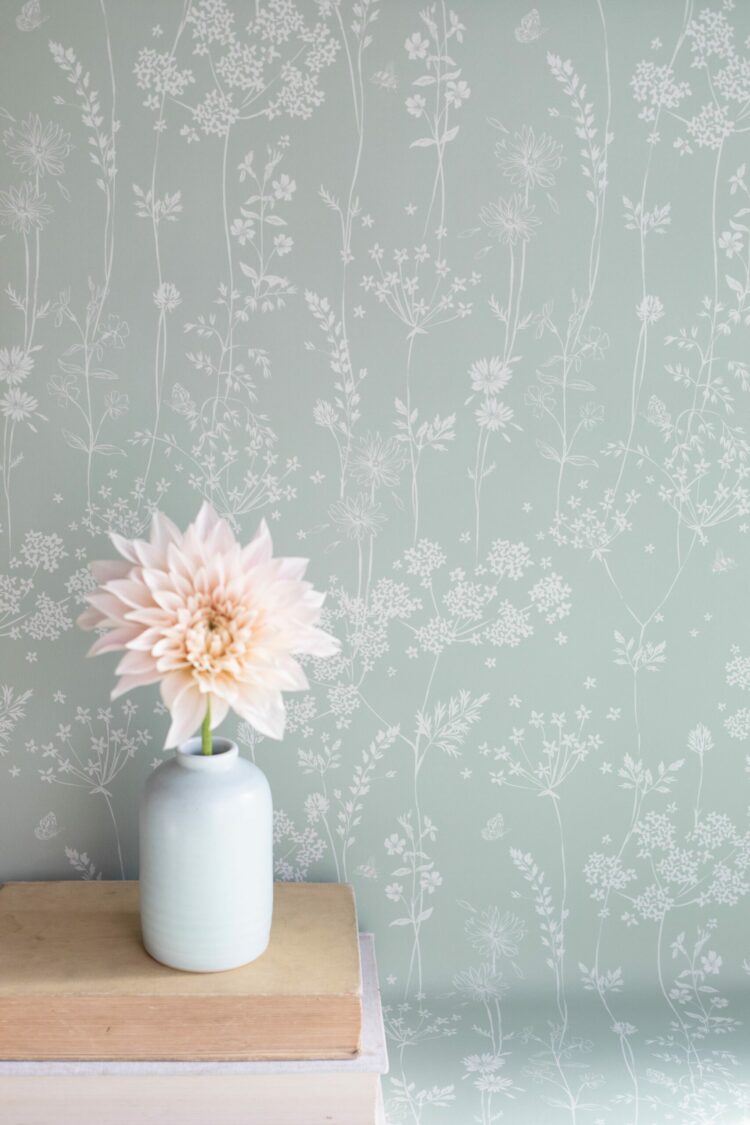 Summer Meadow Wallpaper Seamist